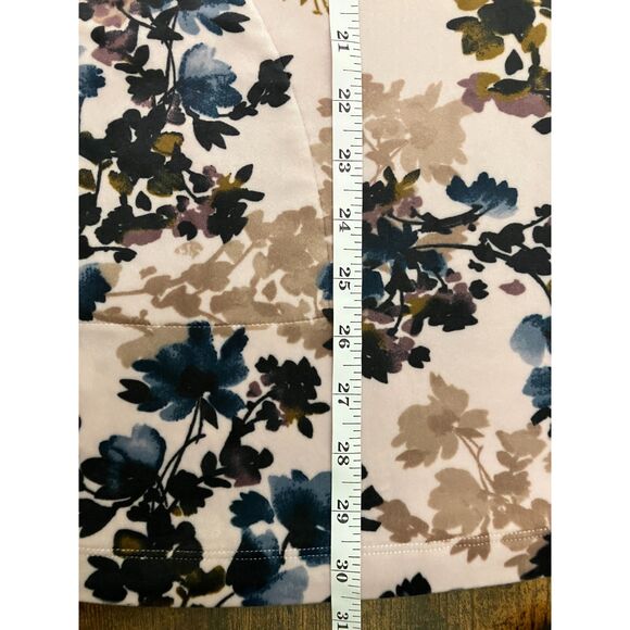 J. Jill PureJill soft velour floral tunic top with pockets - Picture 9 of 10